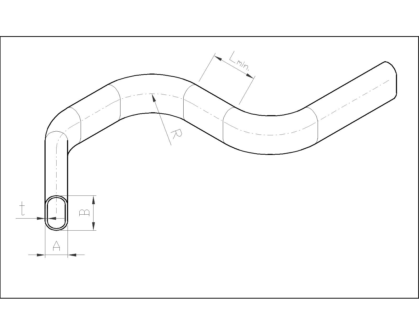 Ohyb oval V